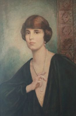 Ilona (Bethlen) Salamon, mal. I.Rapf - Sławikowska, 1984r.