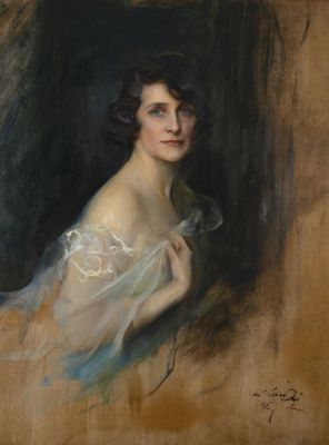 Margit Bethlen, siostra Ilony, mal. P.Laszló, 1927r.